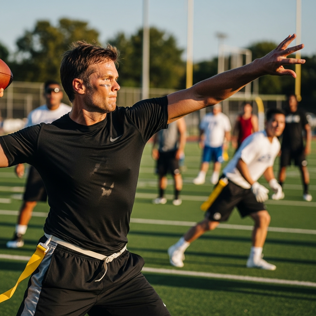 The Gridiron Ghost Returns: Tom Brady’s Flag Football Masterclass Puts the World on Notice
