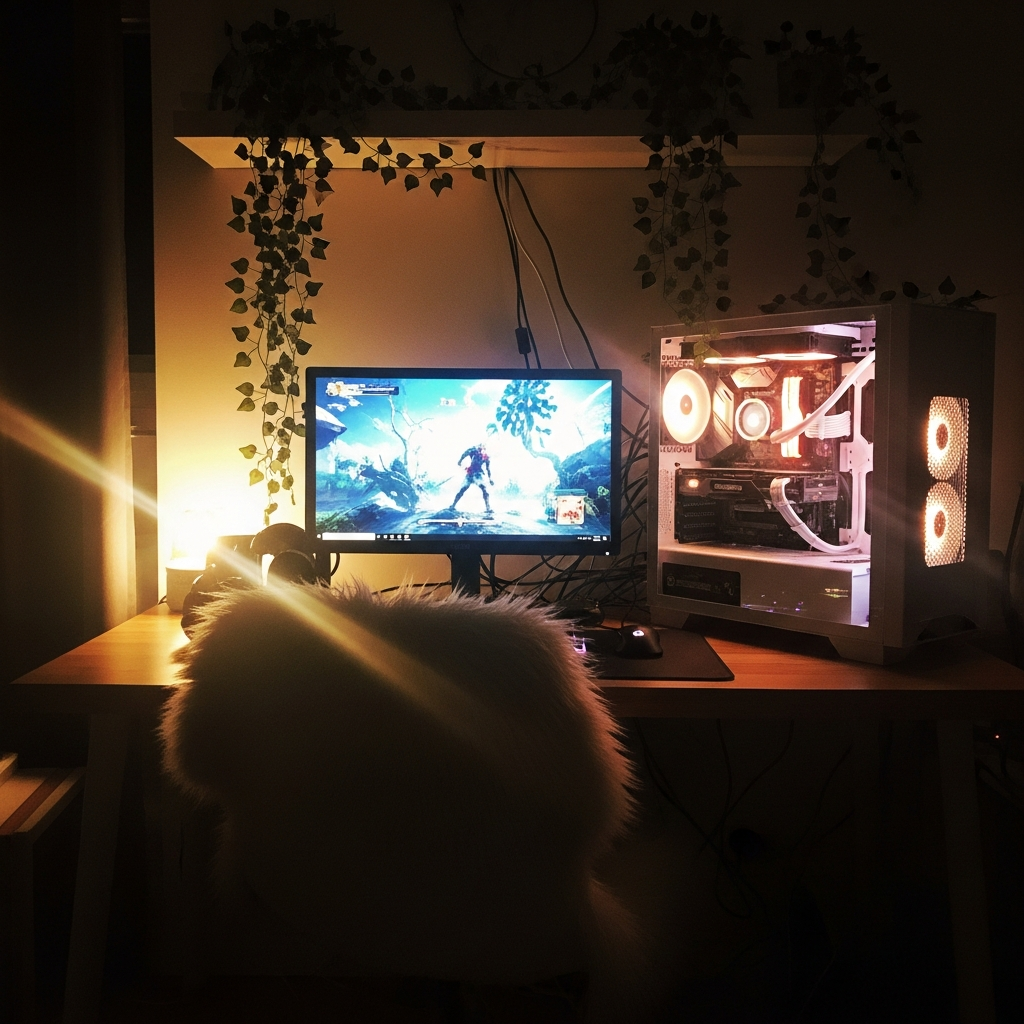Aesthetic: The Ultimate Cozy Gaming Room Setup