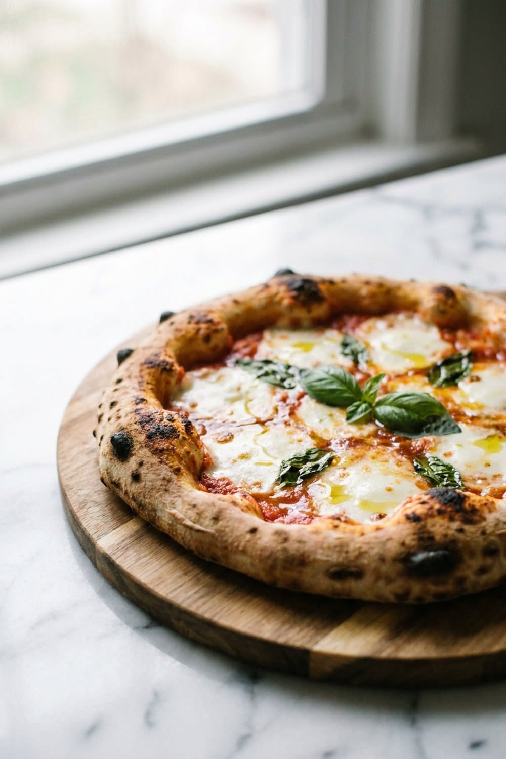 True Margherita Pizza in a Home Oven
