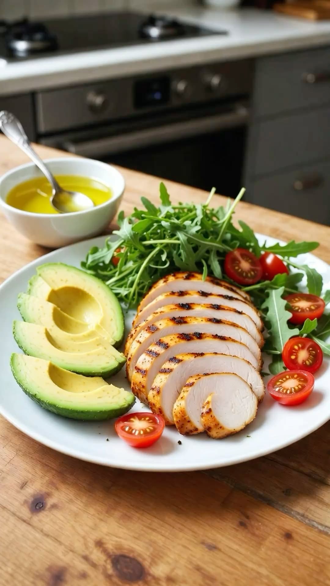 Grilled Chicken Avocado Salad That Eats Like a Meal