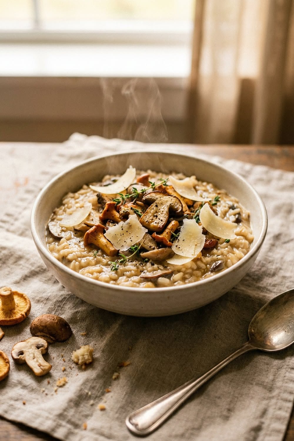 Creamy Mushroom Risotto Worth the Stirring