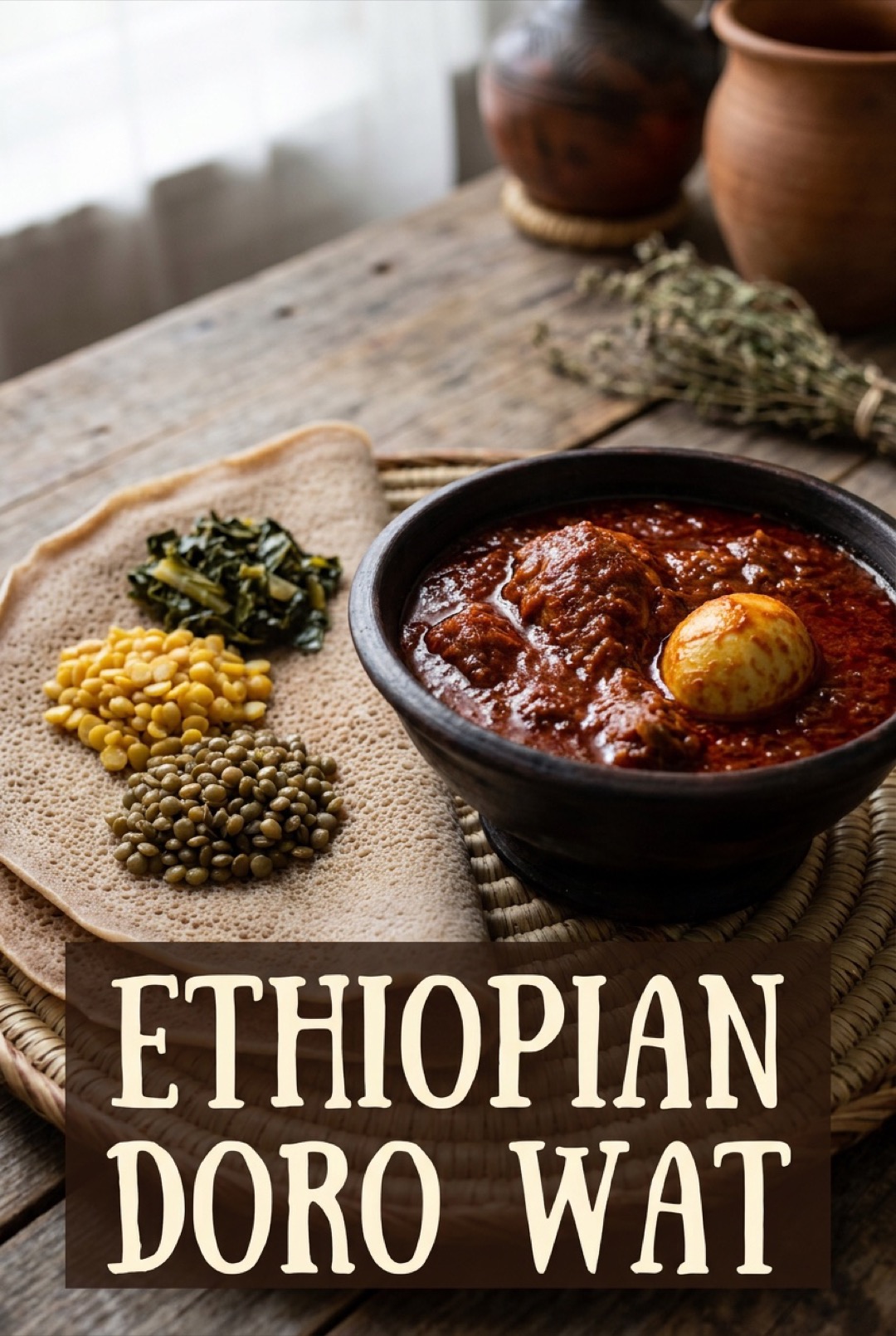 Ethiopian Doro Wat: The Deep Red Chicken Stew