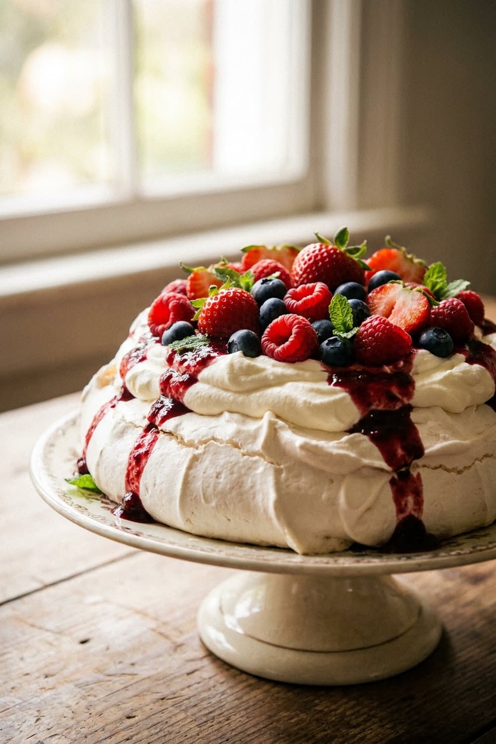 Berry Pavlova: The Cloud You Can Eat