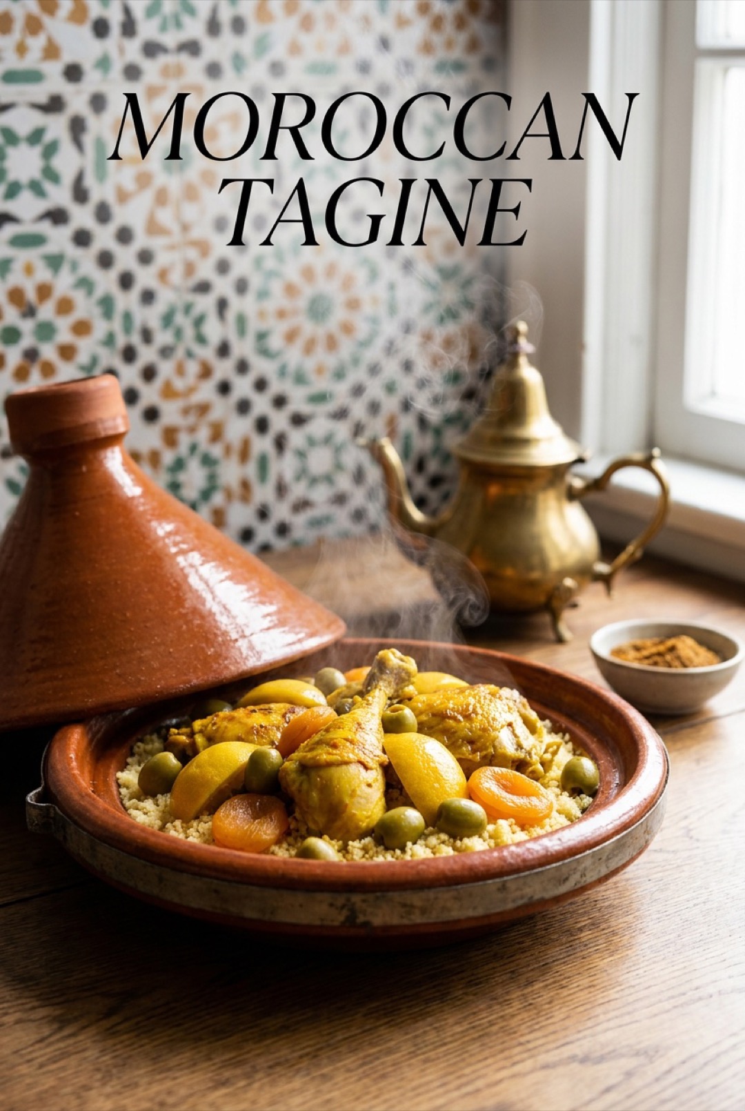 Moroccan Chicken Tagine with Preserved Lemon and Olives