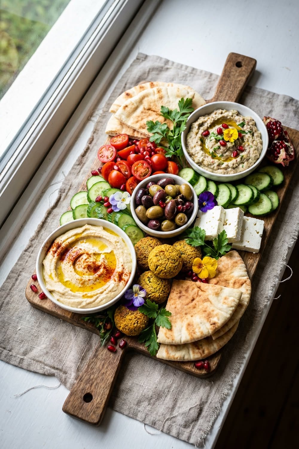 Mediterranean Mezze Platter: An Easy Grazing Board