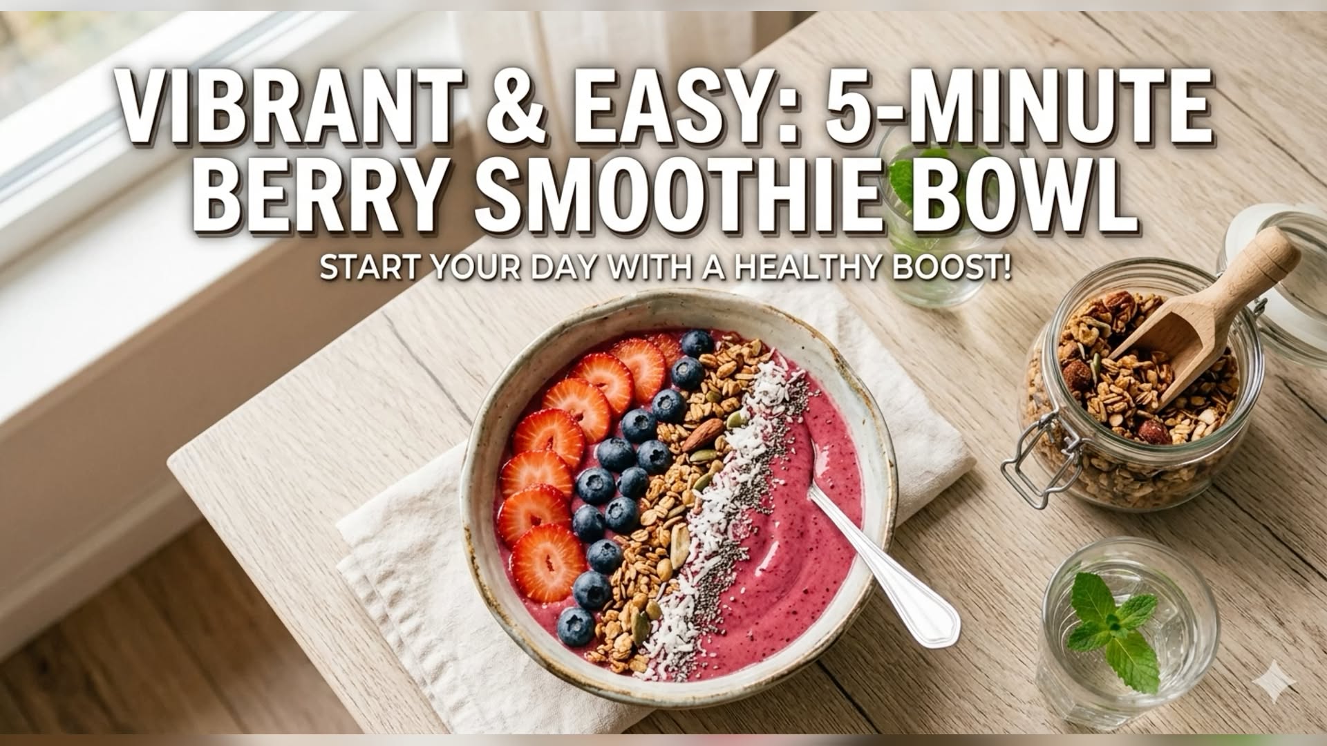 Berry Smoothie Bowls: Thick, Vivid, Five Minutes