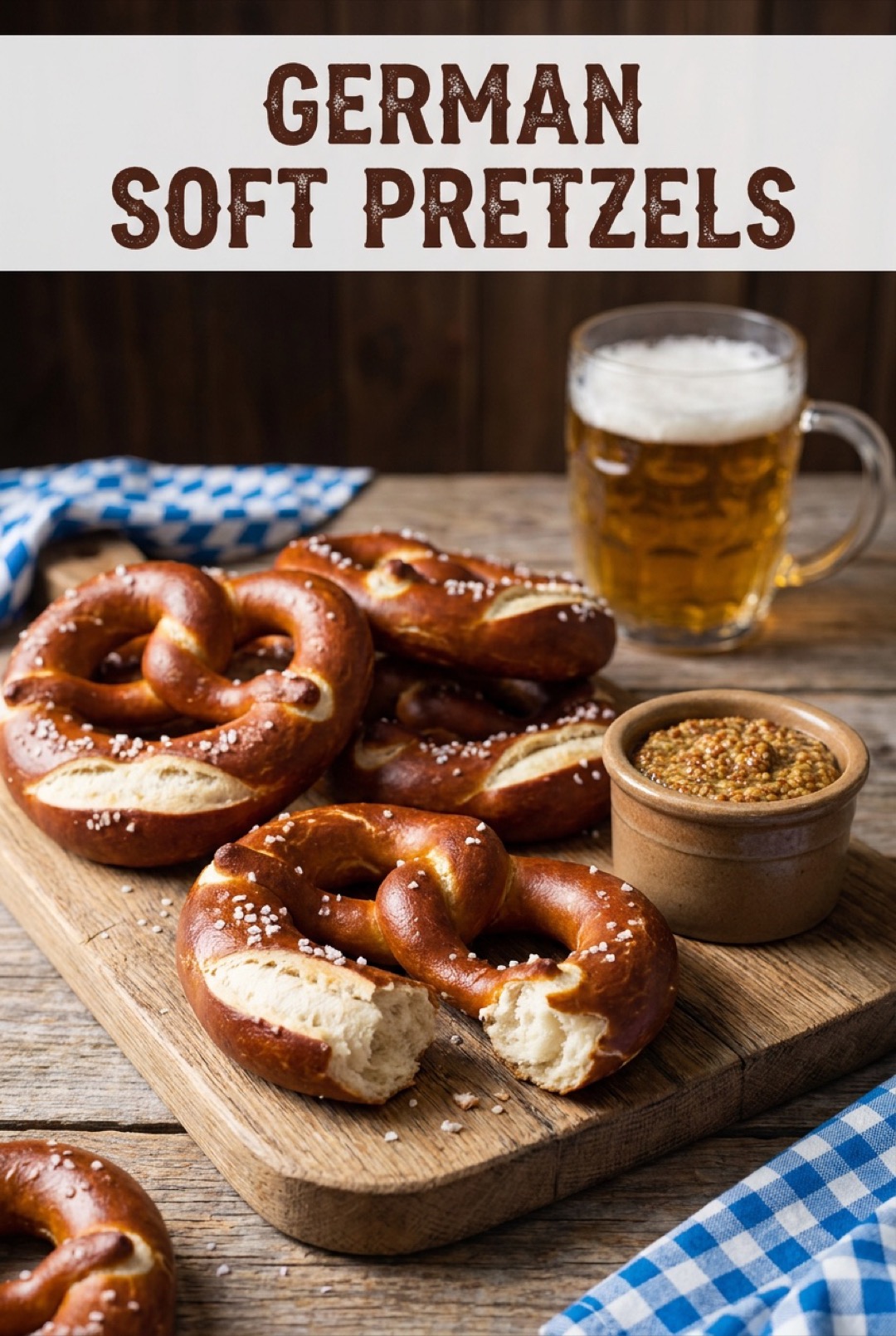 German Soft Pretzels: Golden, Chewy and Beer-Hall Ready